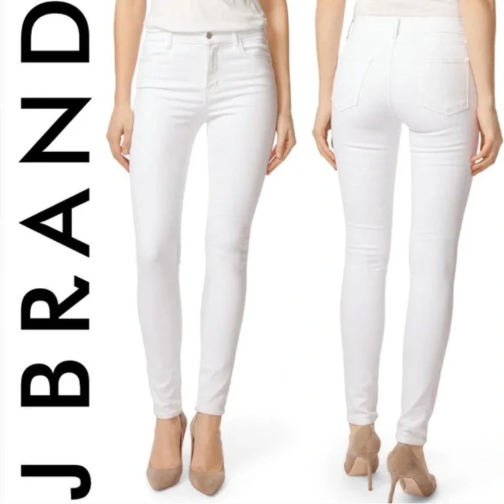 J BRAND JEANS - Maria High Rise Skinny Leg in Blanc White (sz 28) - NWT